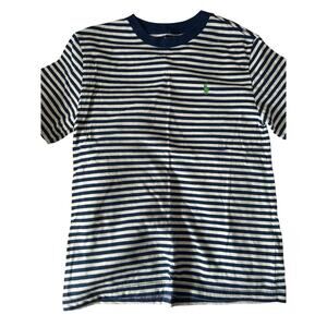 Ralph lauren blue stripe shirt